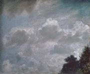 John Constable Cloud study,Hampstead,trees at ringt 11September 1821 china oil painting reproduction